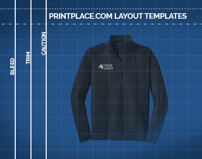 Sport-Wick® Stretch 1/2-Zip Mens Pullover Printing